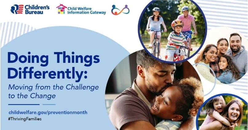 National Child Abuse Prevention Month graphic